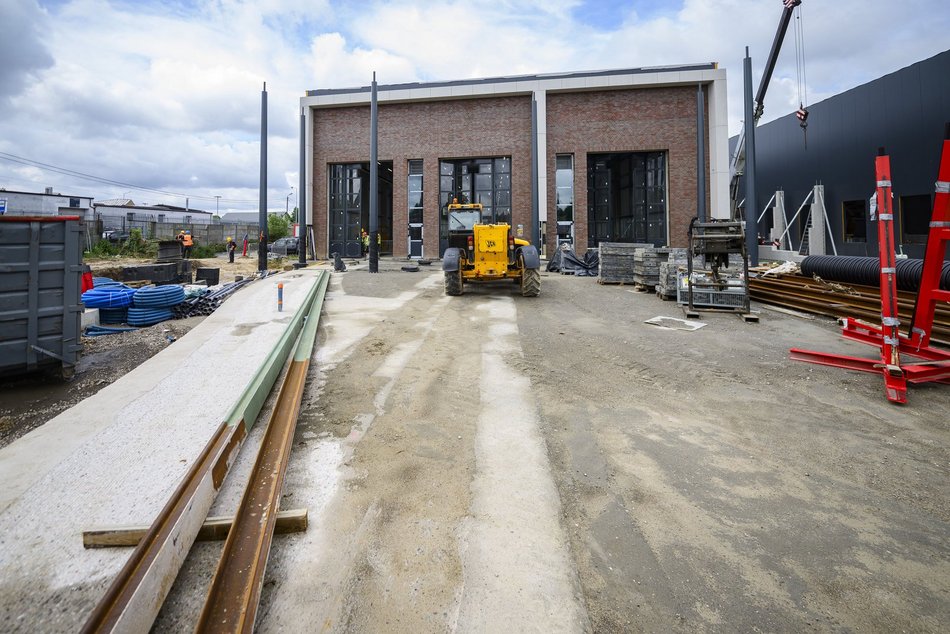 Zajezdnia Helenówek w Łodzi. Aż 1450 metrów nowego torowiska w Zakładzie Techniki