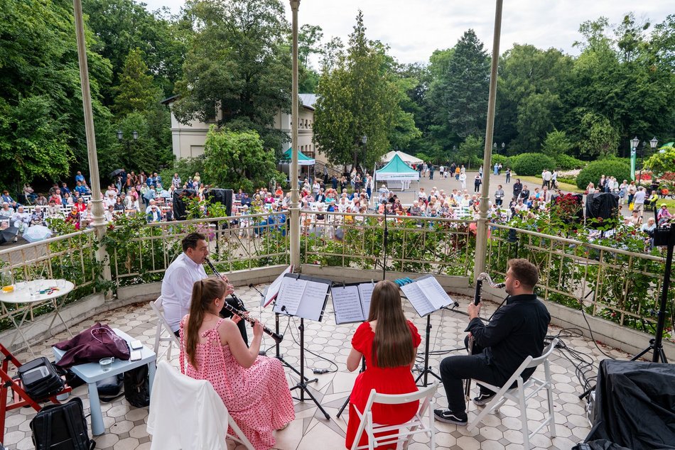 Łódź. Letnie Koncerty w Altanie w Łodzi. Subito Quartet wystąpił w parku Źródliska