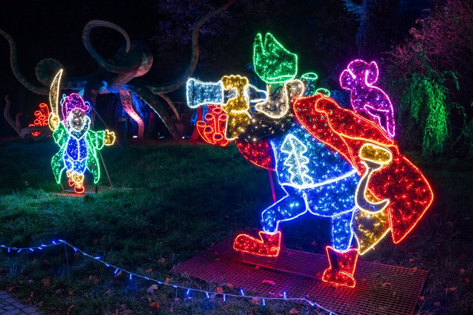 Park Miliona Świateł w Łodzi otwarty! Magiczne zwierzęta opanowały Orientarium Zoo Łódź