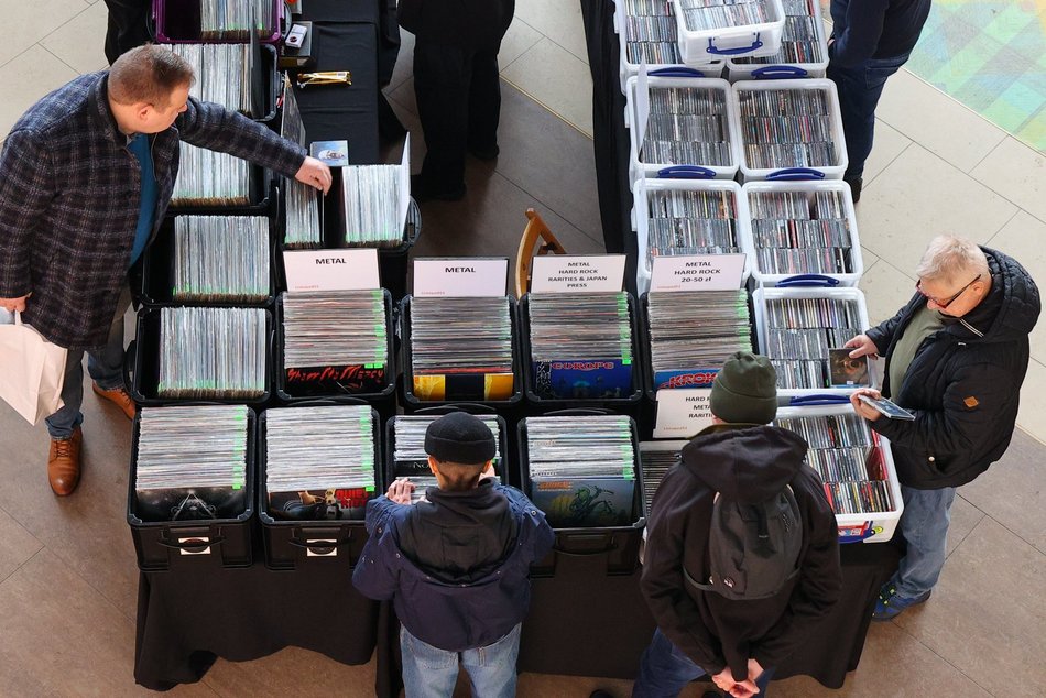 Giełda płyt winylowych w Manufakturze