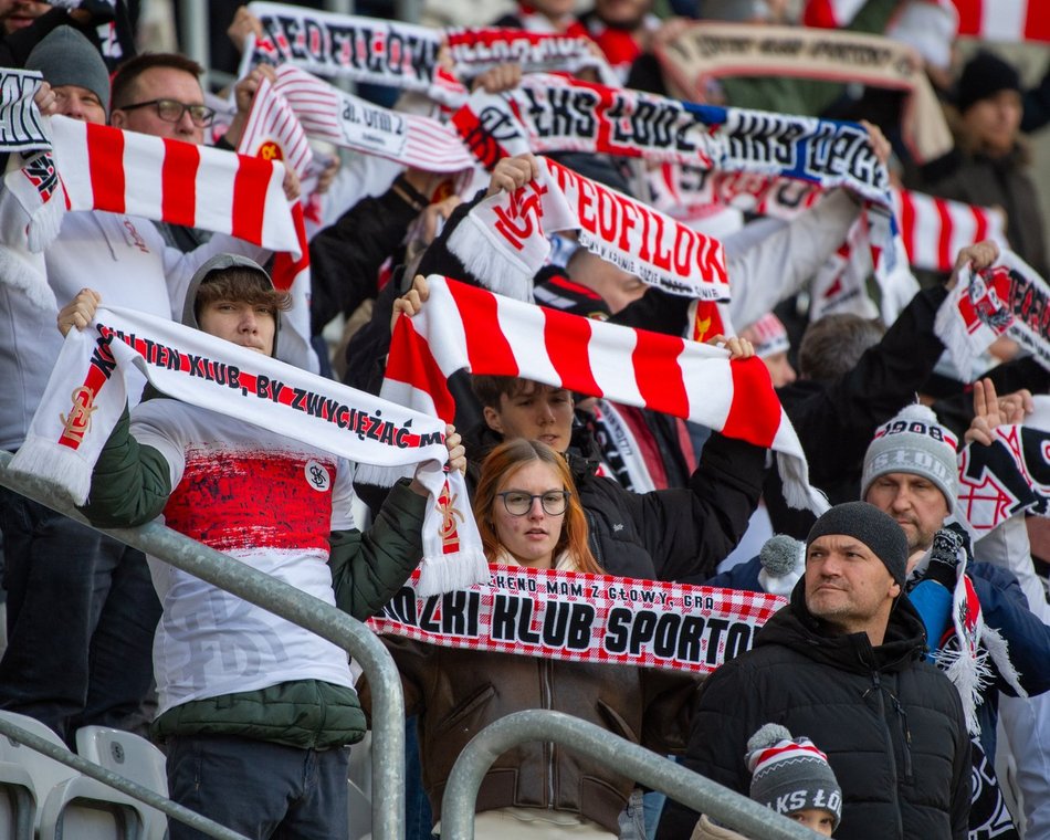 Kibice na meczu ŁKS Łódź kontra Bruk-Bet Termalica Nieciecza. Byłeś? Odszukaj się w galerii