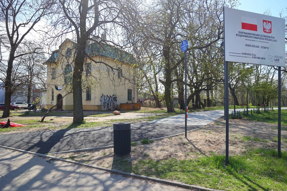 Łódź. Nowa droga rowerowa na Piłsudskiego