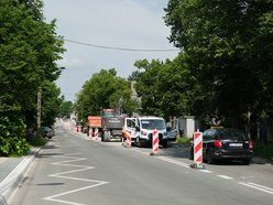 Łódź. Remont Dubois i Polarnej w Łodzi. Widać już nową jezdnię oraz chodniki