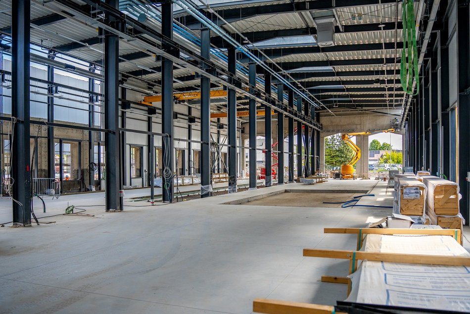 Zajezdnia Helenówek w Łodzi. Konstrukcja ukończona, trwa montaż urządzeń