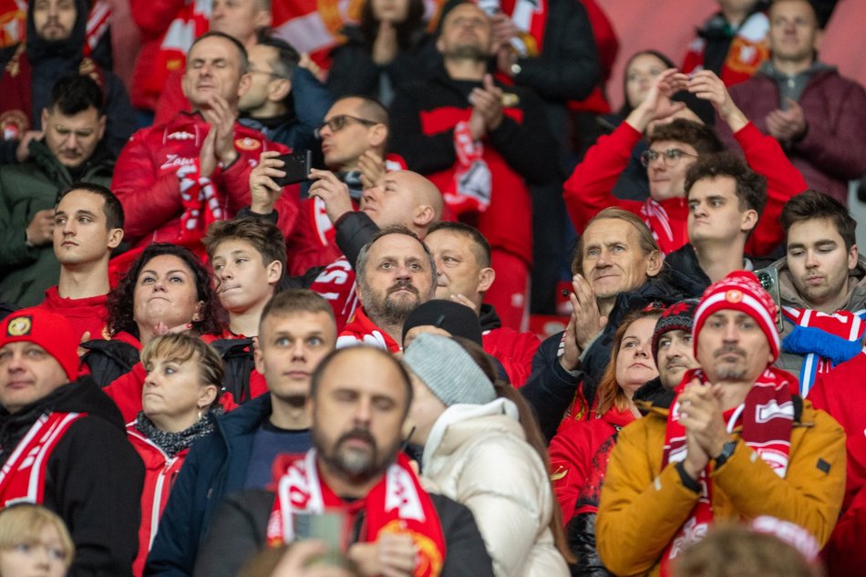 Kibice na meczu Widzewa Łódź z Zagłębiem Lubin. Byłeś/aś? Odszukaj się w galerii