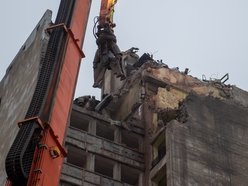 Wyburzanie hotelu Światowit