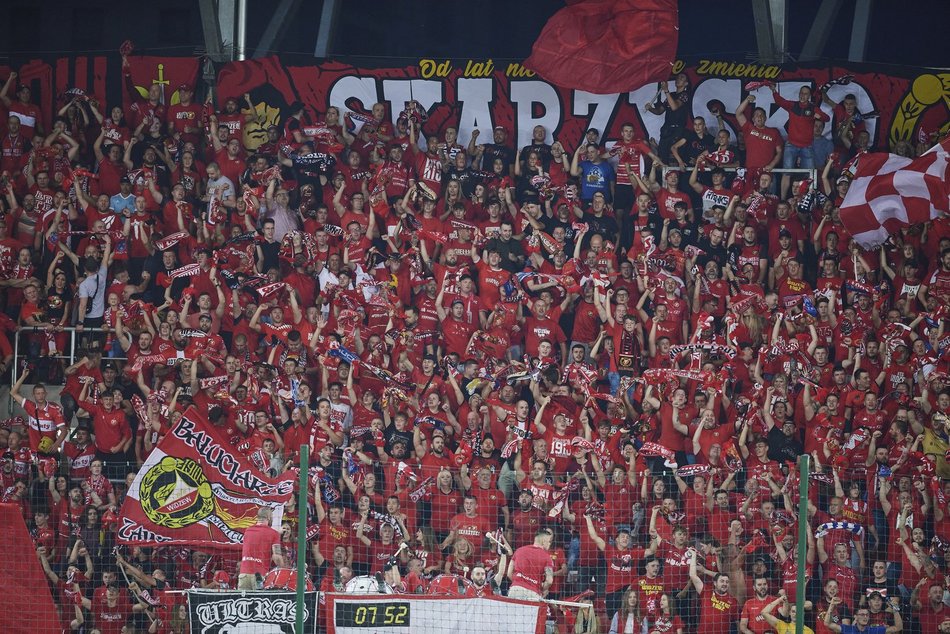 Mecz Widzew Łódź kontra Puszcza Niepołomice. Odszukaj się na zdjęciach z trybun!