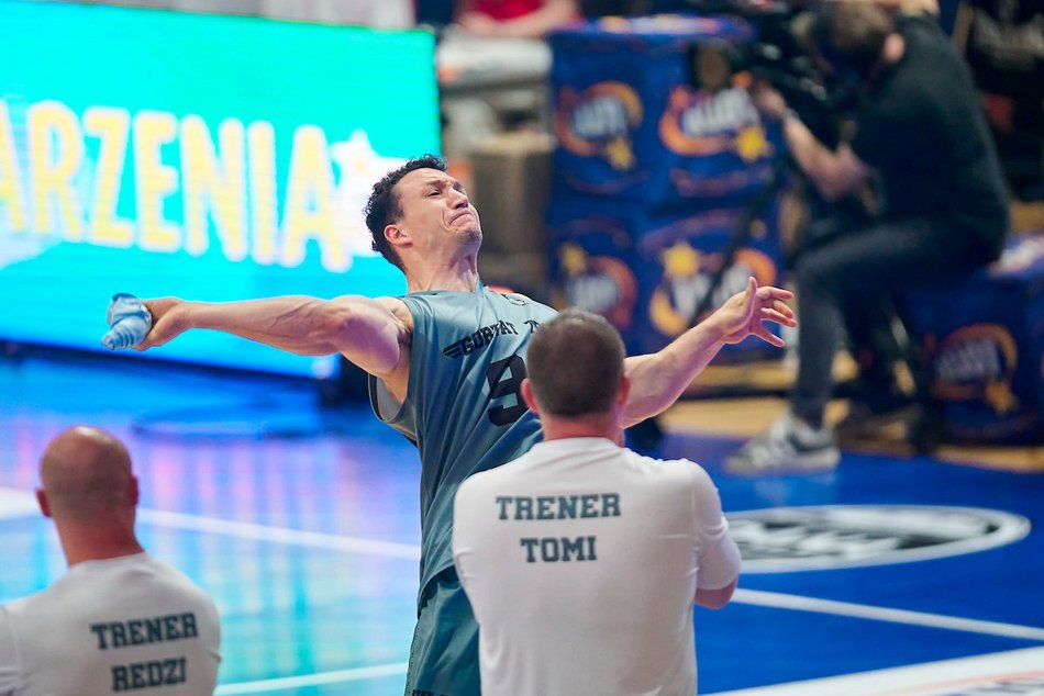 Łódź. Mecz Gortat Team vs NATO Team
