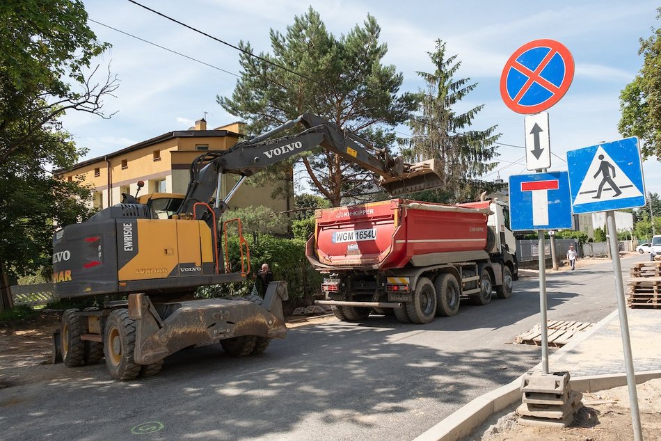 Remont Kniaziewicza w Łodzi. Prace na drugim odcinku coraz bliżej końca