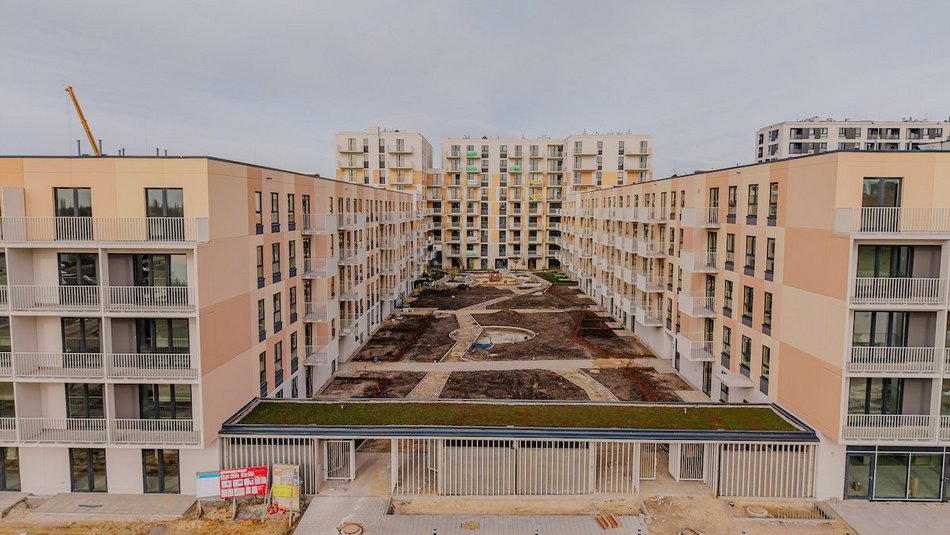 Łódź. Mieszkania zamiast Tesco. Zobacz, jak powstaje osiedle Zenit na Widzewie