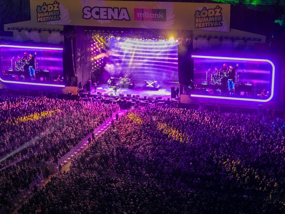 Łódź Summer Festival 2025 z lotu ptaka! Zobacz te spektakularne kadry!