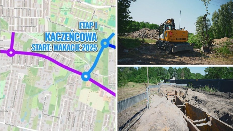 Łódź. Remont Kaczeńcowej w Łodzi. Wystartowała budowa długo wyczekiwanego przedłużenia