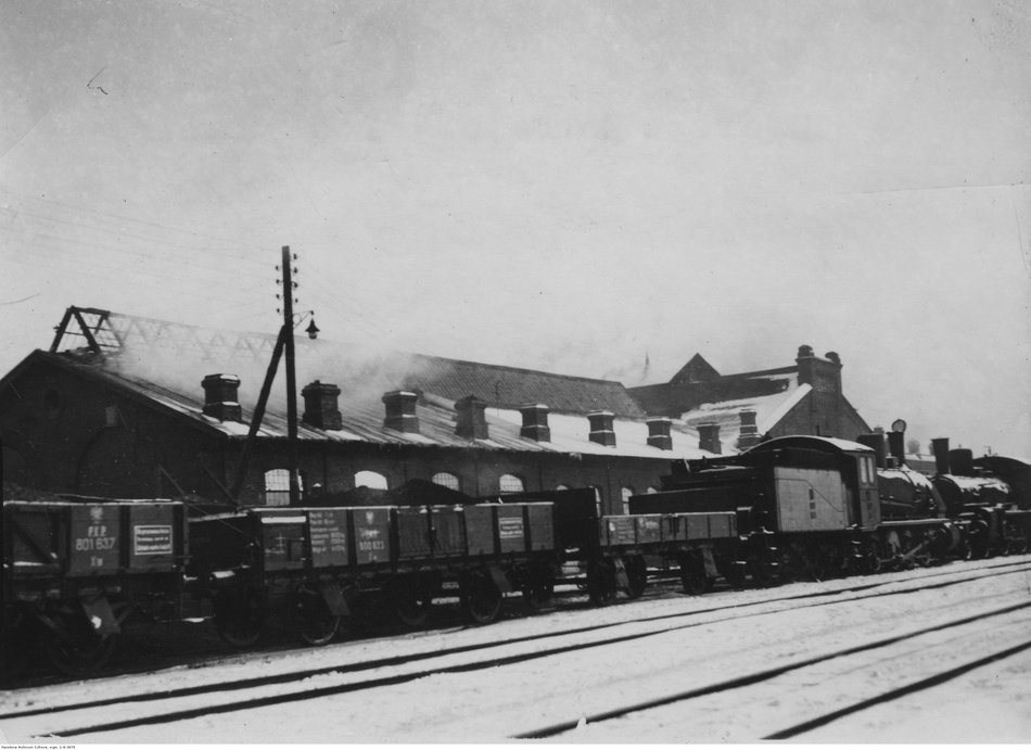 Dworzec Łódź Kaliska w latach 1924-1939