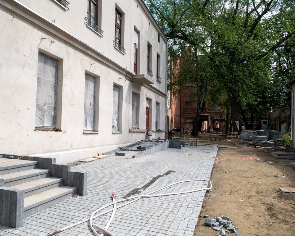 Remont przy ul. Piotrkowskiej 118