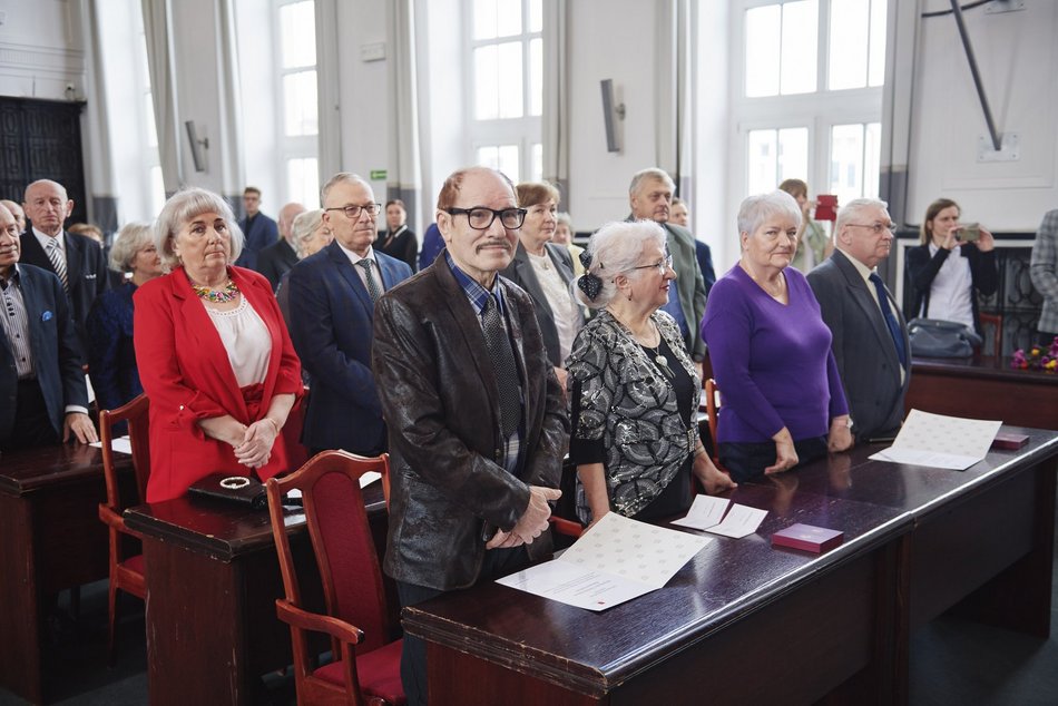 Uroczystość wręczenia medali z okazji długiego pożycia małżeńskiego