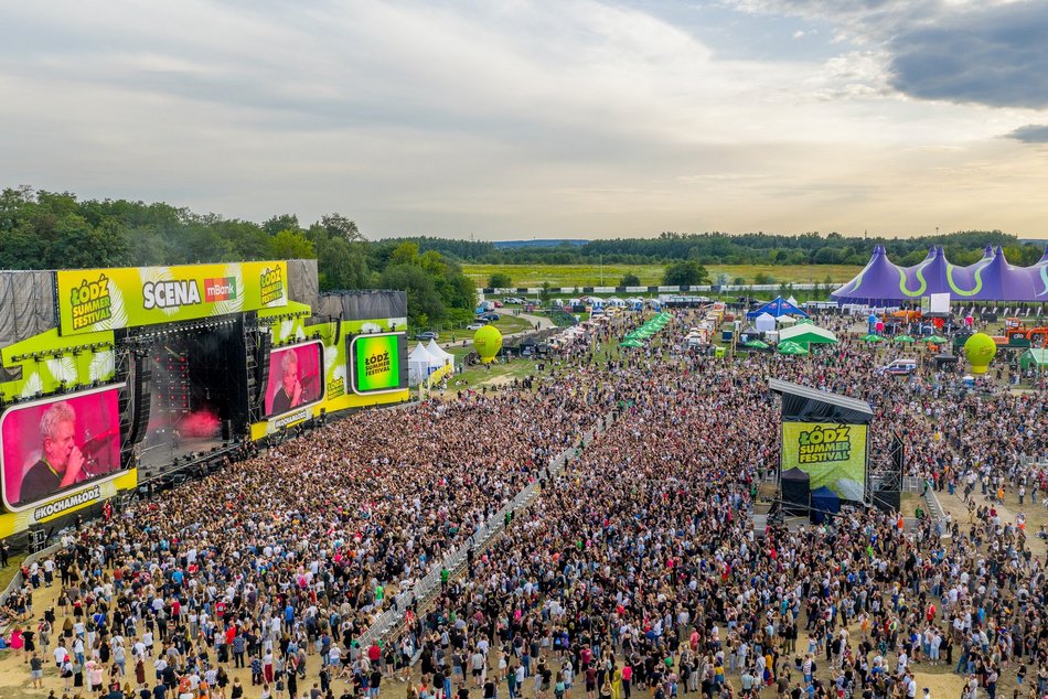 Łódź Summer Festival 2025 z lotu ptaka! Zobacz te spektakularne kadry!