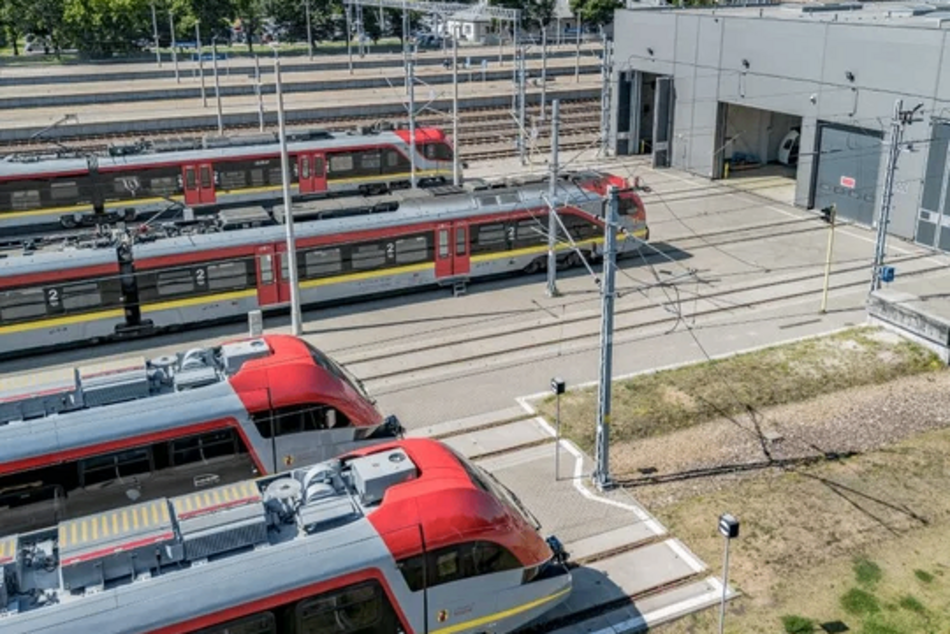 Łódż. Pociągi ŁKA