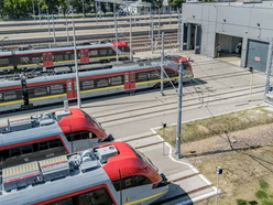 Łódż. Pociągi ŁKA