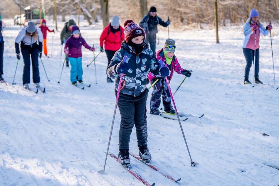 Łódź. Zajęcia z narciarstwa biegowego