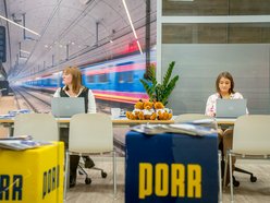 Kolej Dużych Prędkości w Łodzi. Nowy punkt informacyjny CPK na dworcu Łódź Fabryczna