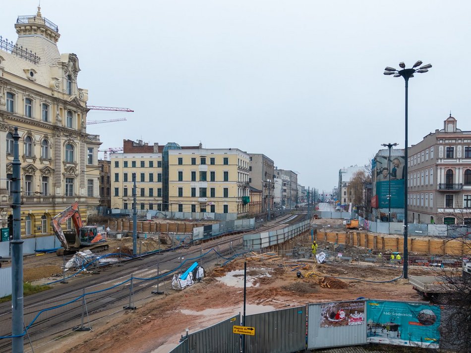 Tunel pod Łodzią. Budowa stacji Łódź Śródmieście nie zwalnia tempa