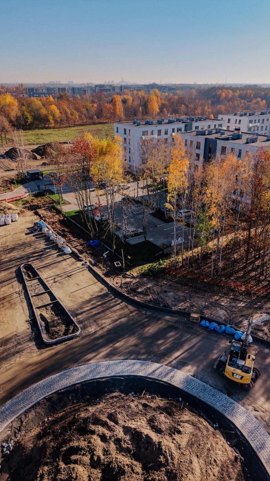 Łódź. Remont Kaczeńcowej. Zobacz nowe rondo i drogę z lotu ptaka!