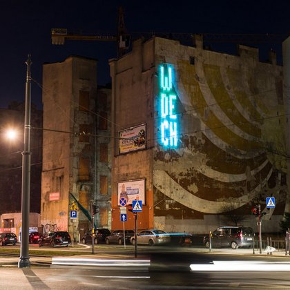 Neon Wdech Wydech , fot. ŁÓDŹ.PL