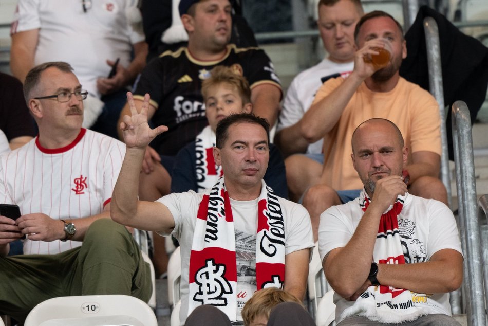 Łódź. Kibice na meczu ŁKS Łódź - Wieczysta Kraków. Byłeś/aś? Znajdź się w galerii