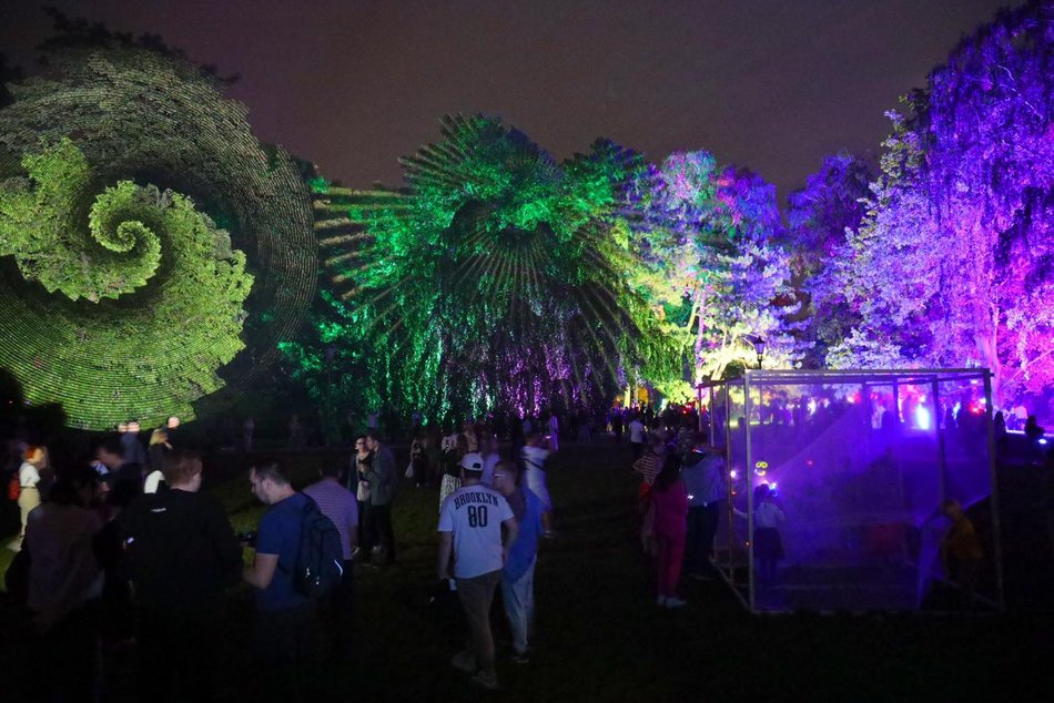 festiwal światła w Łodzi