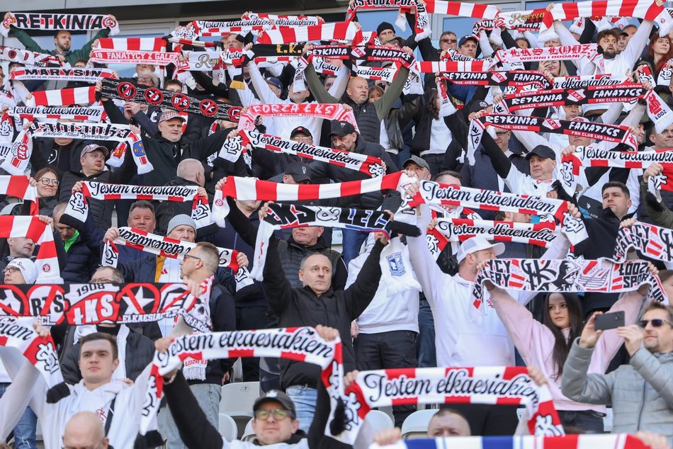 Łódź. Kibice na meczu ŁKS Łódź z Ruchem Chorzów. Byłeś/aś? Znajdź się w galerii!