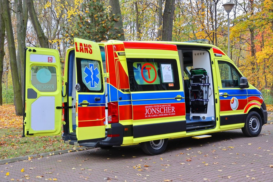 Nowy ambulans - szpital Jonschera Łódź