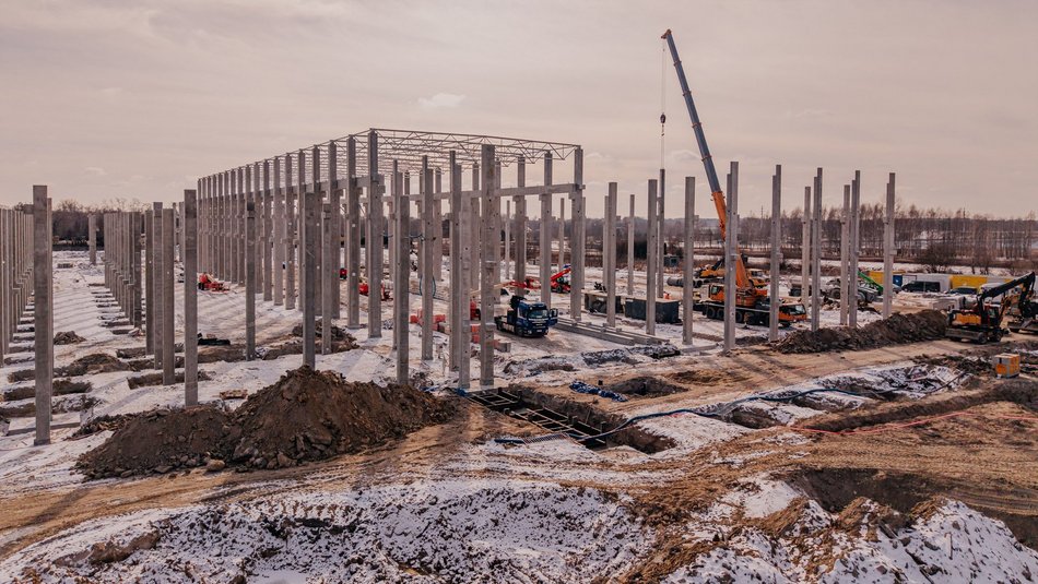 Praca w Łodzi. Nowa fabryka pnie się do góry. Będzie 200 miejsc pracy