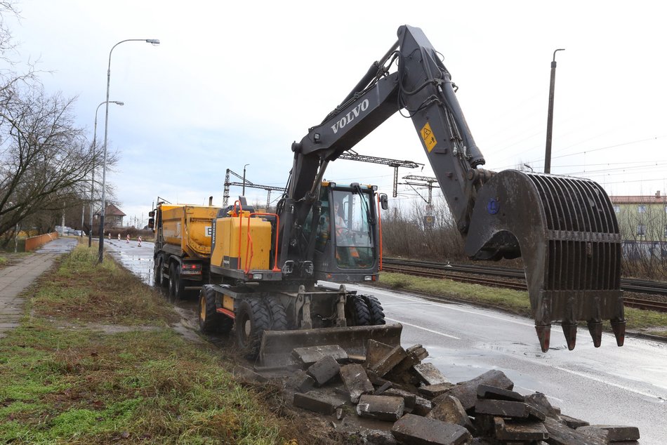 Ulica Śląska z lotu ptaka