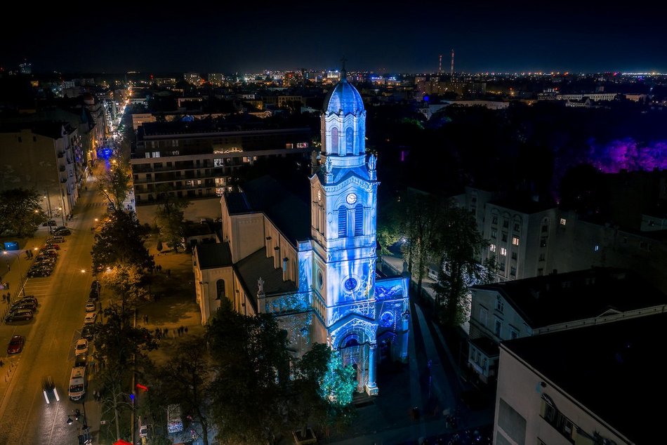 Łódź. Kościół przy Sienkiewicza robi wrażenie! Zobacz go na Light Move Festival