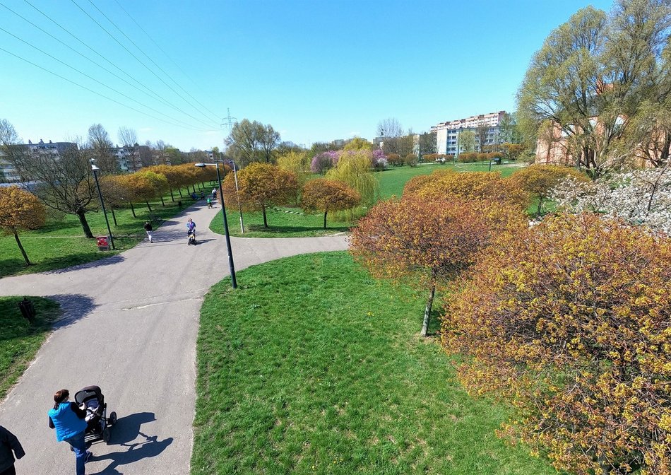 Park Podolski w dolinie Dąbrówki