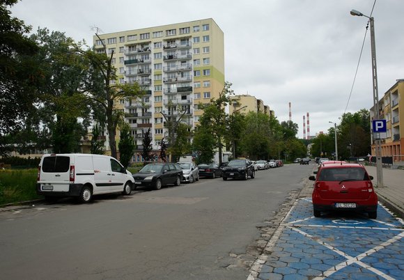 Łódź. Ulica Cieszkowskiego