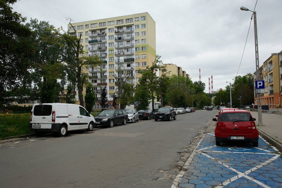Łódź. Ulica Cieszkowskiego