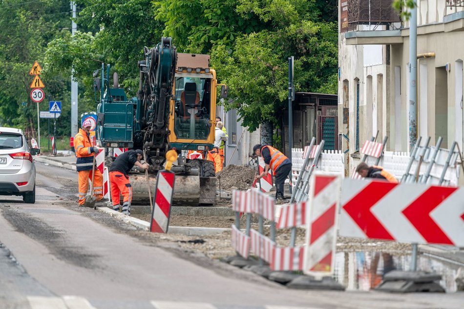 Łódź. Remont Pabianickiej w Łodzi na półmetku. Co w planach na najbliższe tygodnie?