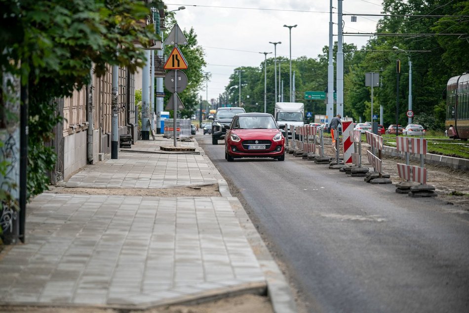Łódź. Remont Pabianickiej w Łodzi na półmetku. Co w planach na najbliższe tygodnie?