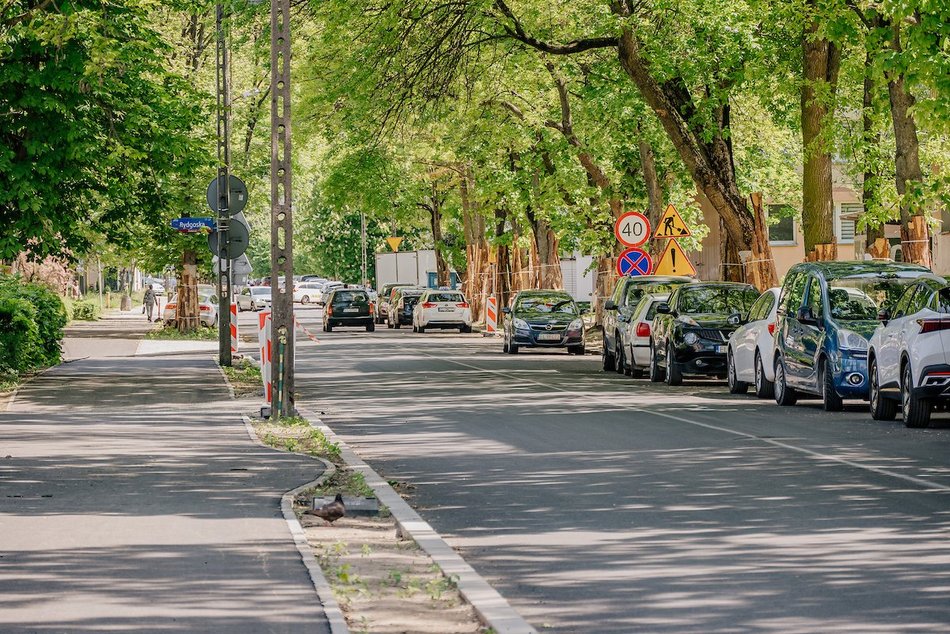 Łódź. Remont Piwnej i Powstańców Wielkopolskich