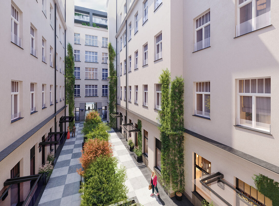 Łódź. Kamienica Siemensa w Łodzi odsłoniła elewację. Zegar, ażurowe balustrady, balkony i więcej