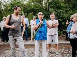 Łódź. Spacer nad rzeką Sokołówką w Łodzi. Dobra frekwencja i rozmowy o inwestycjach