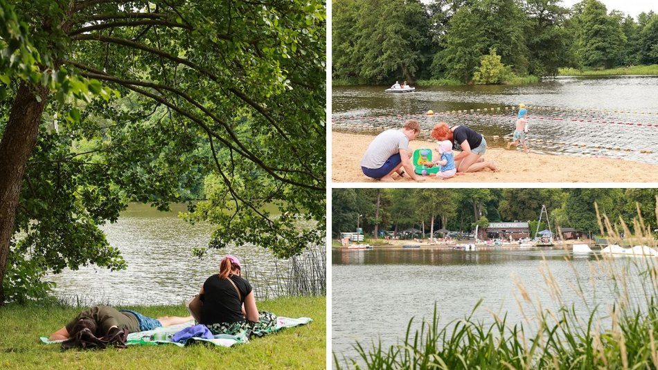 Łódź. Cisza i spokój na Stawach Stefańskiego w Łodzi. Idealne miejsce na niedzielne popołudnie