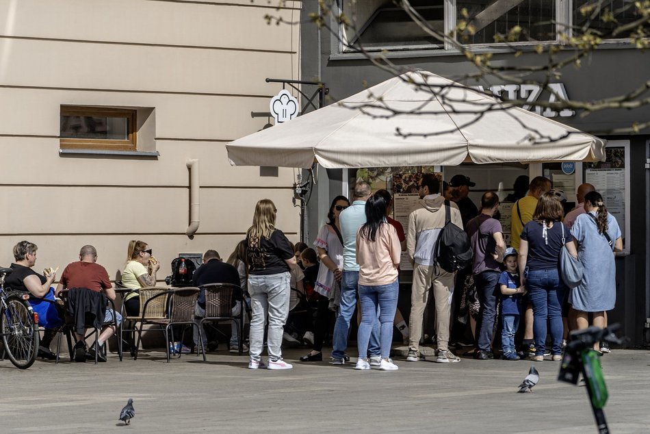 Tłumy łodzian na Piotrkowskiej