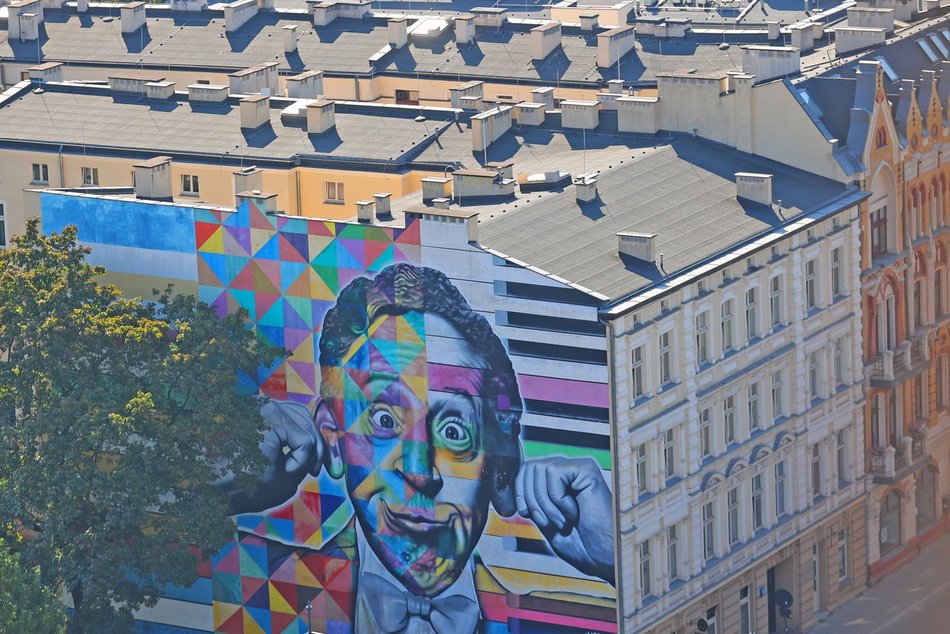 Wyjątkowa panorama Łodzi z dachu "wieżowca TVP"!