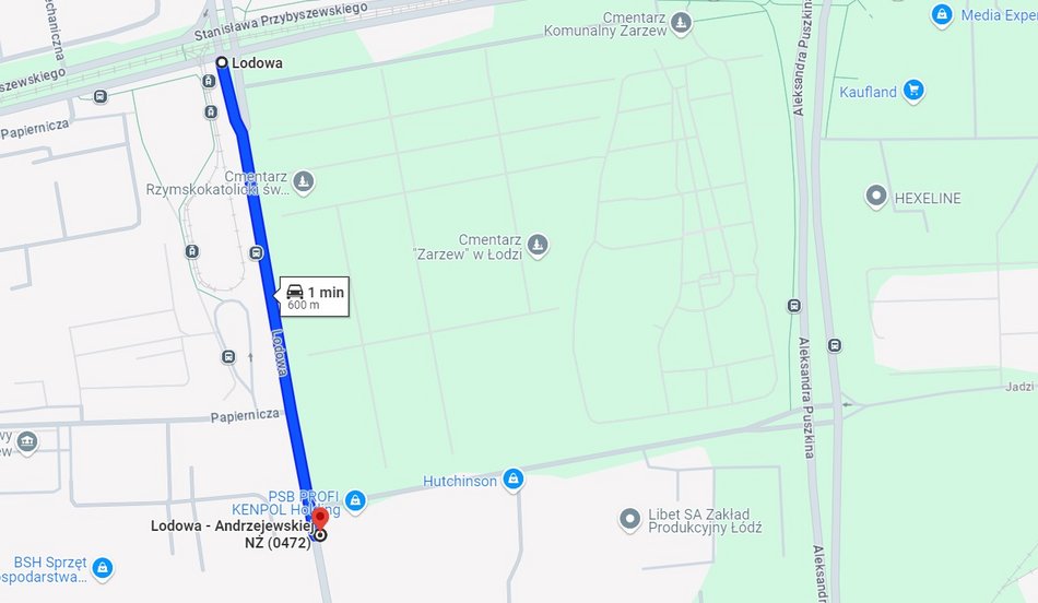 Remont Lodowej w Łodzi