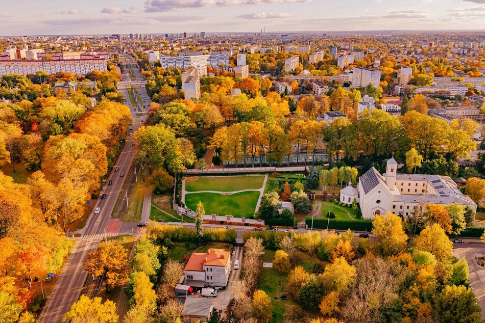 Łódź. Jesienna Łódź z lotu ptaka. Te zdjęcia zapierają dech w piersiach