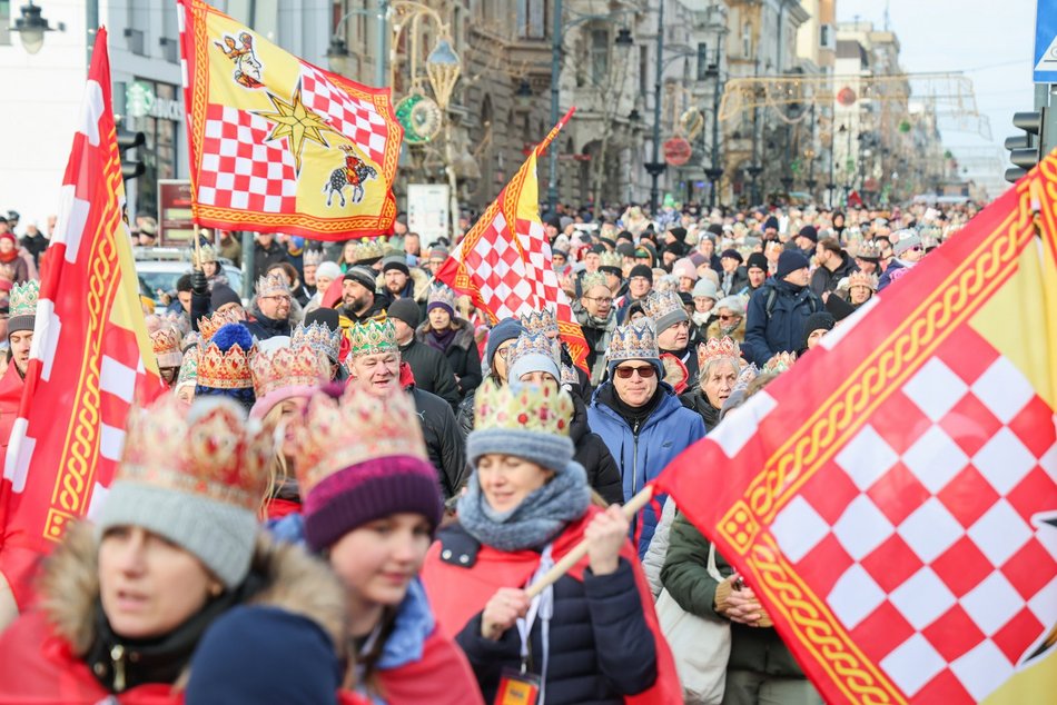 Orszak Trzech Króli przeszedł ulicami Łodzi