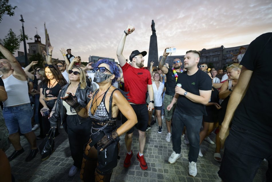 Łódź. Hołd dla DJ Hazela na Paradzie Wolności 2025 w Łodzi. Tak oddali go łodzianie!