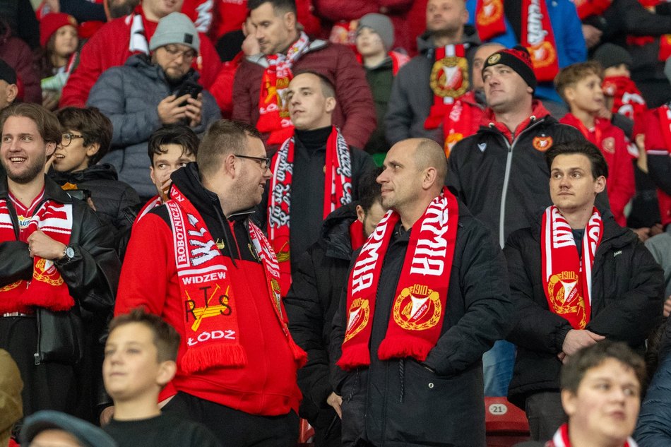 Kibice na meczu Widzewa Łódź z Zagłębiem Lubin. Byłeś/aś? Odszukaj się w galerii